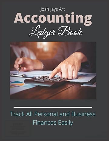 accounting ledger book track all personal and business finances easily  josh jays art b0b7qjpnhs