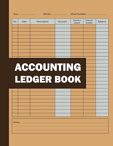 accounting ledger book 1st edition wilson publishing b0cj4b4812