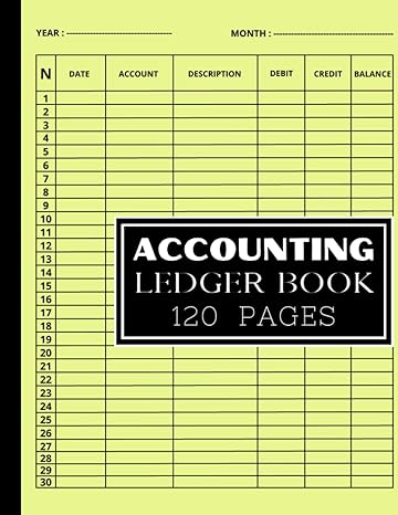 accounting ledger book 120 pages  hazal rose b0cj4dlhzv