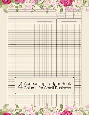 accounting ledger book 4 column for small business  william hamidi b0ckw7ncg2