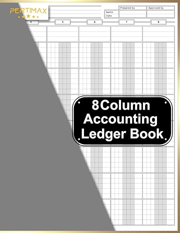 8 column accounting ledger book  pertimax b0cllyk1q1