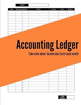 accounting ledger take note about income and costs each month  janara publisher b0c87f2z8r