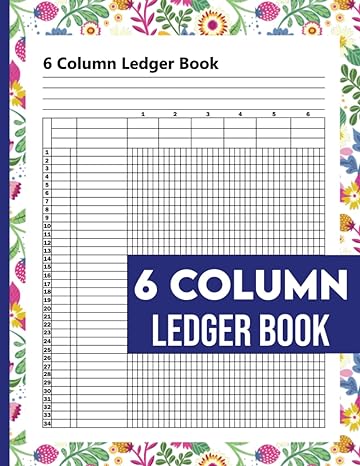 6 column ledger book 1st edition ja mia b0ccxrm6fd