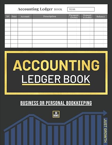 accounting ledger book business or personal bookkeeping 1st edition arnmax publishing b0cjl27yzx