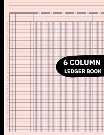 6 Column Ledger Book