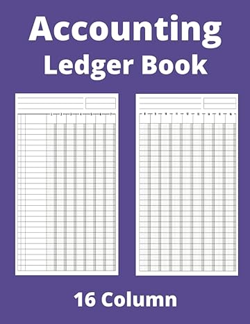 accounting ledger book 16 column  penny mitchell b0cdngxswr