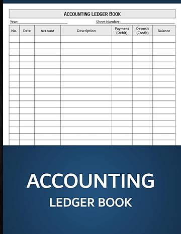 accounting ledger book  simple style press b0c9sbxldb