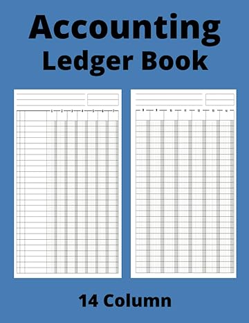 accounting ledger book 14 column  penny mitchell b0cdnkybpp