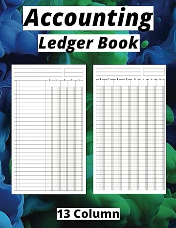 accounting ledger book 13 column  penny mitchell b0cdnpnvd3