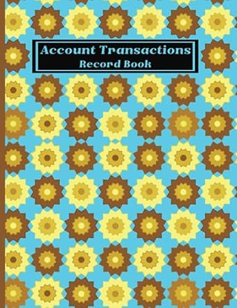 account transactions record book  med chk b0cfcq1jtf