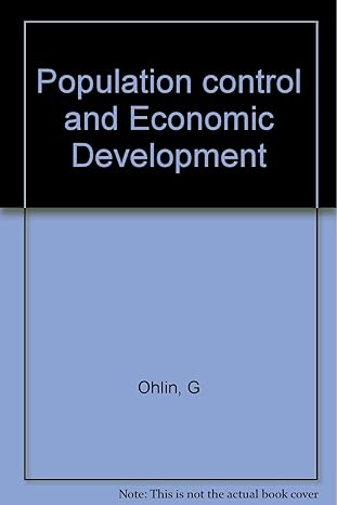 population control and economic development 1st edition goran ohlin b0006bxi5m
