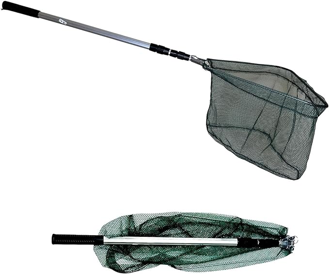 getorium fishing net fish landing net foldable collapsible telescopic pole handle 59 05  ‎getorium