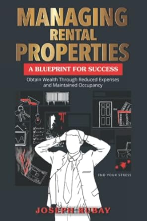 managing rental properties a blueprint for success 1st edition joseph rubay 1777785316, 978-1777785314