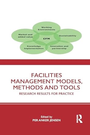 facilities management models methods and tools research results for practice 1st edition per anker jensen