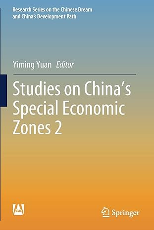 studies on chinas special economic zones 2 1st edition yiming yuan 9811366772, 978-9811366772