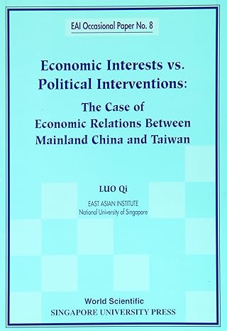 economic interests vs political interventions the case of economic relations between mainland china and