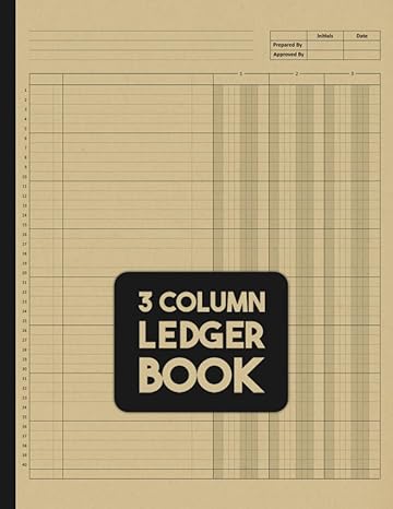 3 column ledger book 1st edition intellect realm b0cfctv128