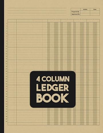4 column ledger book 1st edition intellect realm b0cfdkp29m