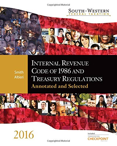 south western federal taxation internal revenue code of 1986 and treasury regulations annotated and selected