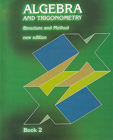 algebra and trigonometry structure and method book 2 1st edition mary p. dolciani 0395300010, 978-0395300015