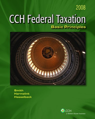 federal taxation basic principles 2008 edition ephraim p. smith 0808016695, 9780808016694