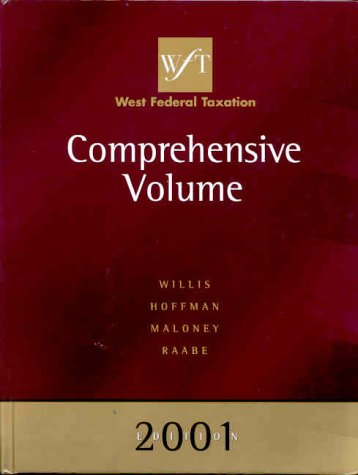 west federal taxation  comprehensive volume 2001 edition eugene willis 0324021925, 9780324021929