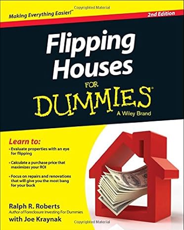 flipping houses for dummies 2nd edition ralph r. roberts ,joseph kraynak 1118801636, 978-1118801635