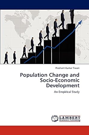 population change and socio economic development an empirical study 1st edition prashant kumar tiwari