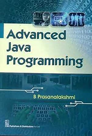 advanced java programming 1st edition b. prasanalakshmi 812392383x, 978-8123923833
