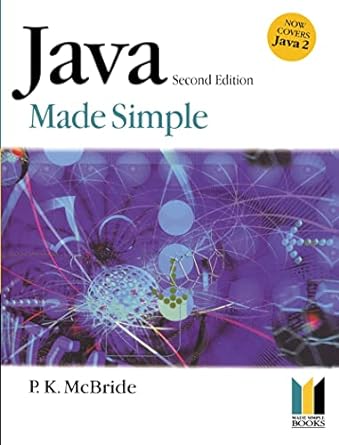 java made simple 2nd edition p k mcbride 0750653396, 978-0750653398