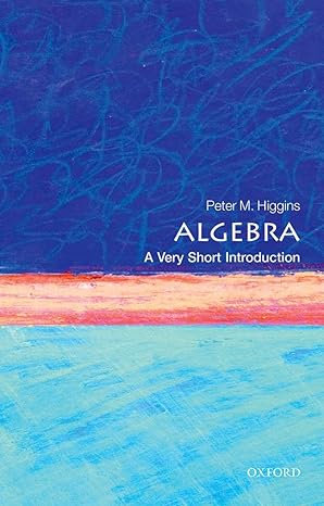 algebra a very short introduction 1st edition peter m. higgins 0198732821, 978-0198732822