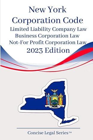 new york corporation code  limited liability company law business corporation law not for profit corporation