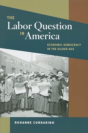 the labor question in america economic democracy in the gilded age 1st edition rosanne currarino 0252077865,