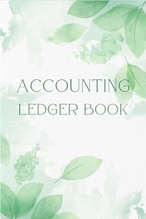 accounting ledger book  contemporary artisn b0cjlkz415