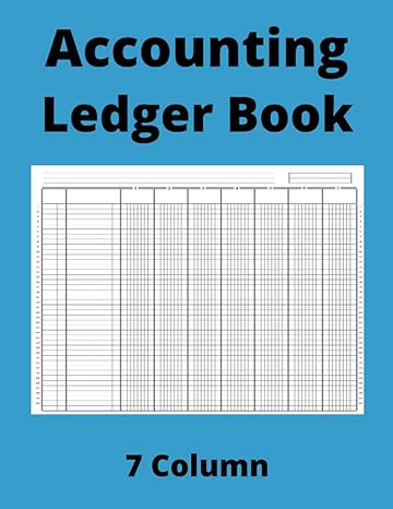 accounting ledger book 7 column  penny mitchell b0cdnm831z