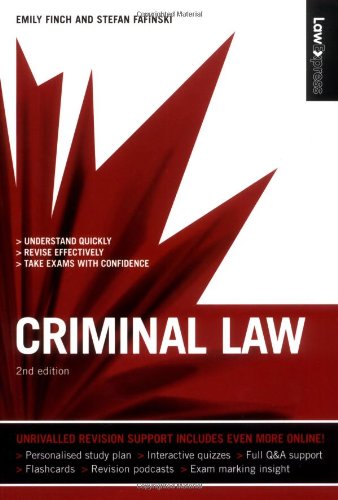 criminal law 2nd edition emily finch 1405873647, 9781405873642