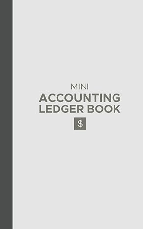 mini accounting ledger book  seef ink b0cfz863gp