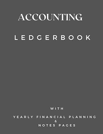 Accounting Ledger Book With Yearly Financial Planning And Notes Pages