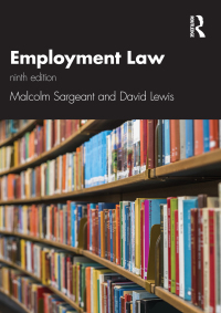 employment law 9th edition malcolm sargeant, david lewis 036720035x, 9780367200350