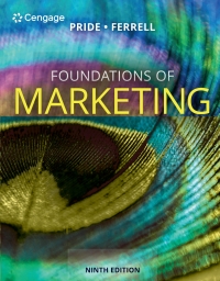 foundations of marketing 9th edition william m. pride, o. c. ferrell 0357129490, 0357129482, 9780357129494,