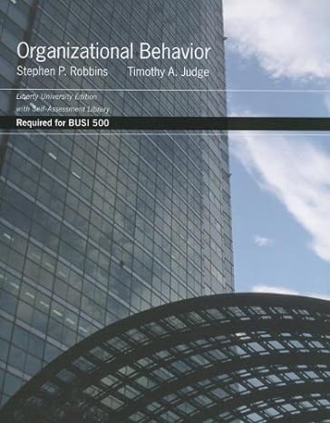 organizational behavior required for busi  500 13th edition author 0555012271, 978-0555012277