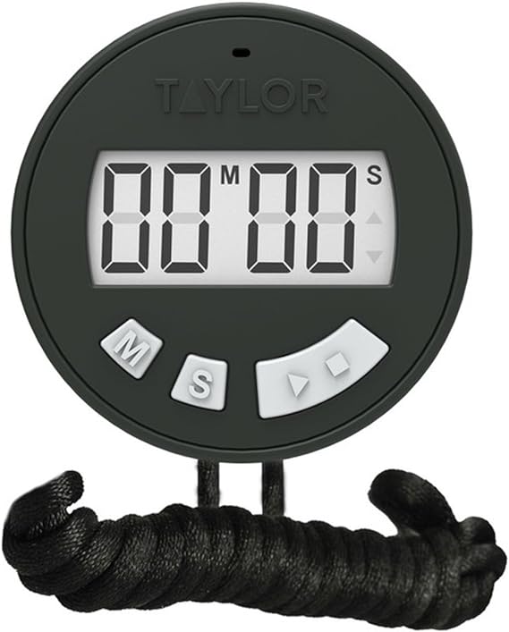 taylor chef s stopwatch timer standard black  taylor b079pyyr51