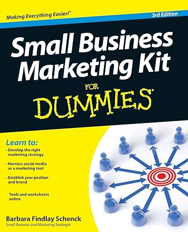 small business marketing kit for dummies 3rd edition schenck 1118311833, 978-1118311837