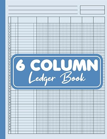 6 column ledger book 1st edition adams groupe b0ck45bh4k