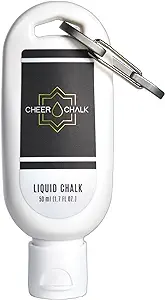 cheer chalk liquid for elite cheerleading /stunting /gymnastics 50ml bottle with carabiner  ‎cheer chalk