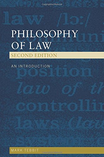 philosophy of law an introduction 2nd edition mark tebbit 0415334411, 9780415334419