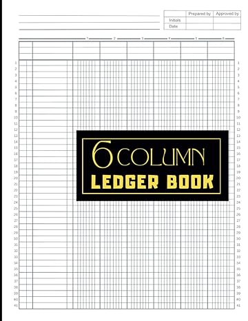 6 column ledger book  gladimy jean calixte b0chl9b25q