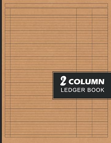 2 Column Ledger Book