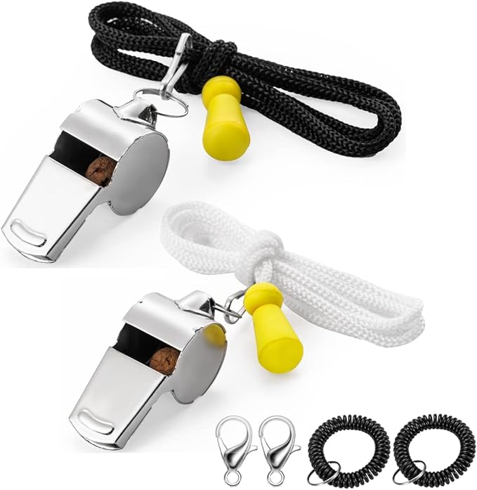 suyami sports whistles with lanyard for coach referee and official  ?suyami b0b651297y