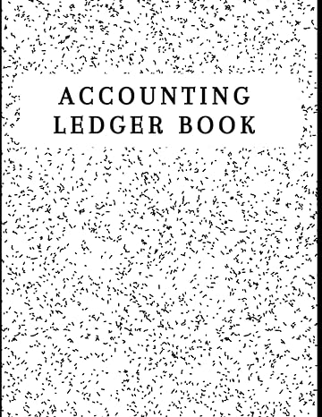accounting ledger book 1st edition print & press b0cl36yxl3